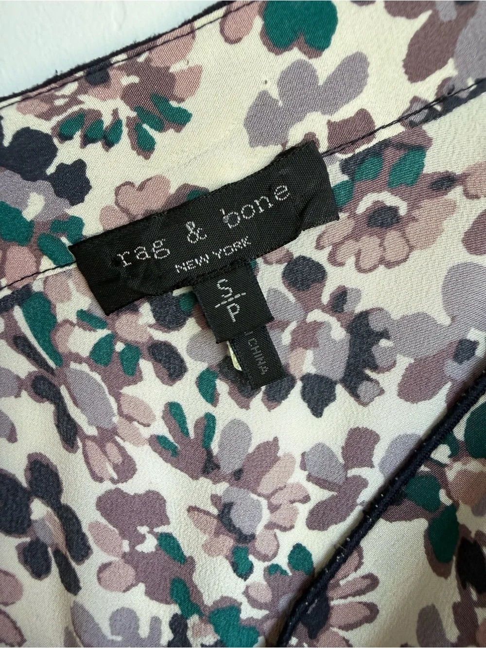Rag & Bone Ilona Ivory Floral Printed Dress - Picture 6 of 7